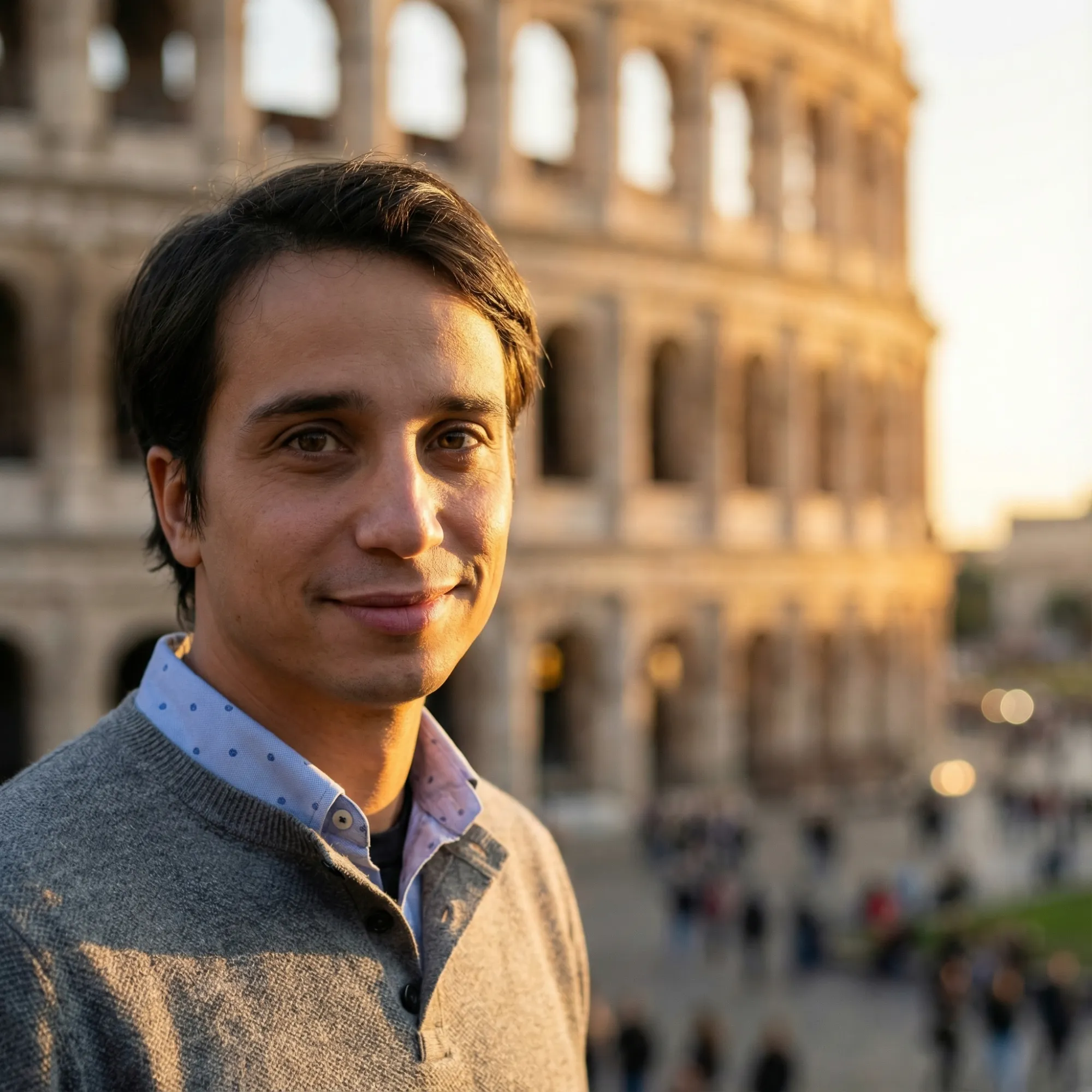 AI generated Rome portrait