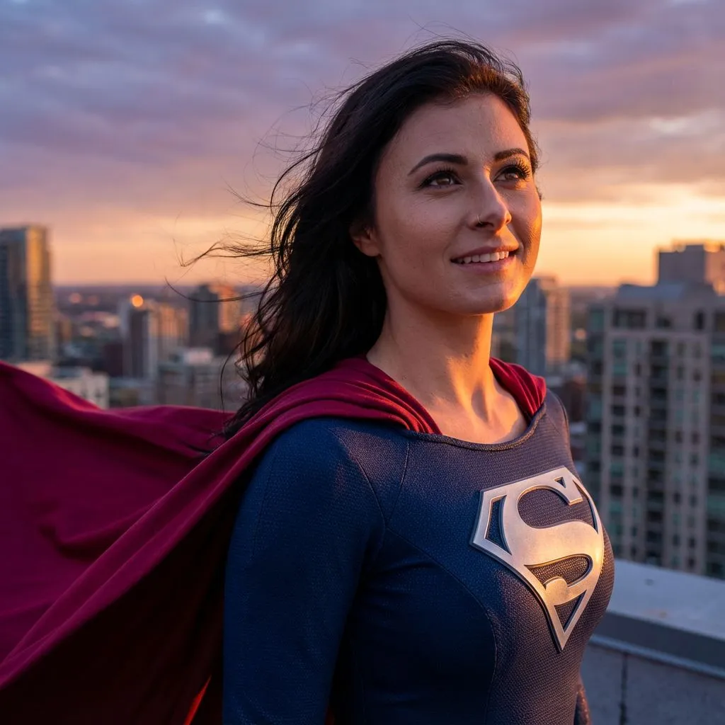 AI generated cinematic portrait