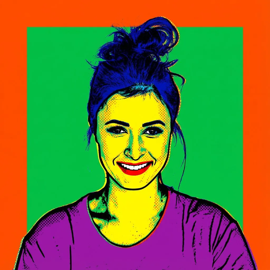 AI generated pop art