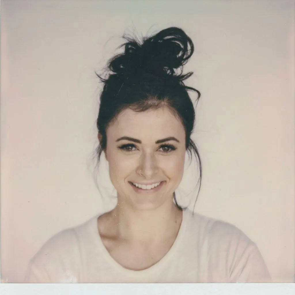 AI generated polaroid portrait