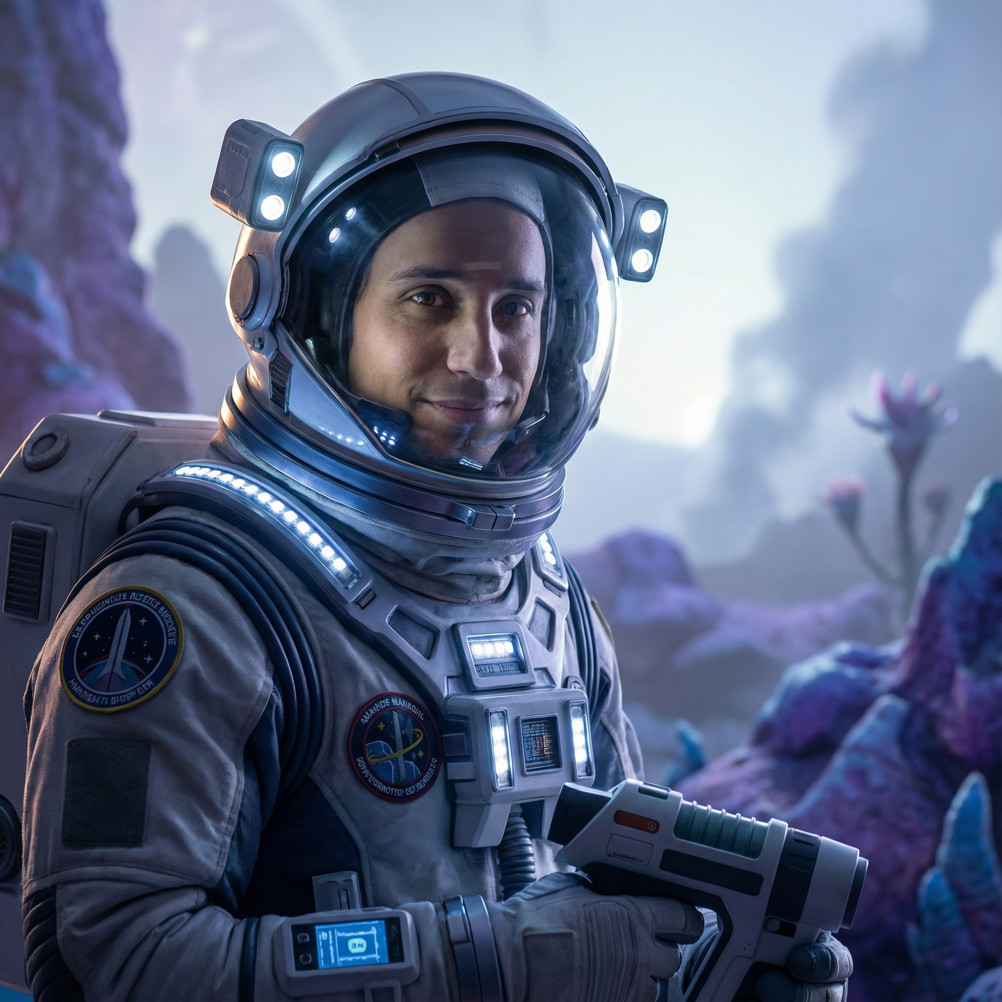 AI generated space explorer