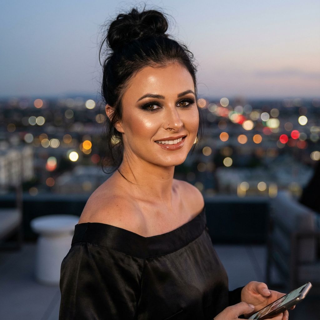 AI generated fashion portrait