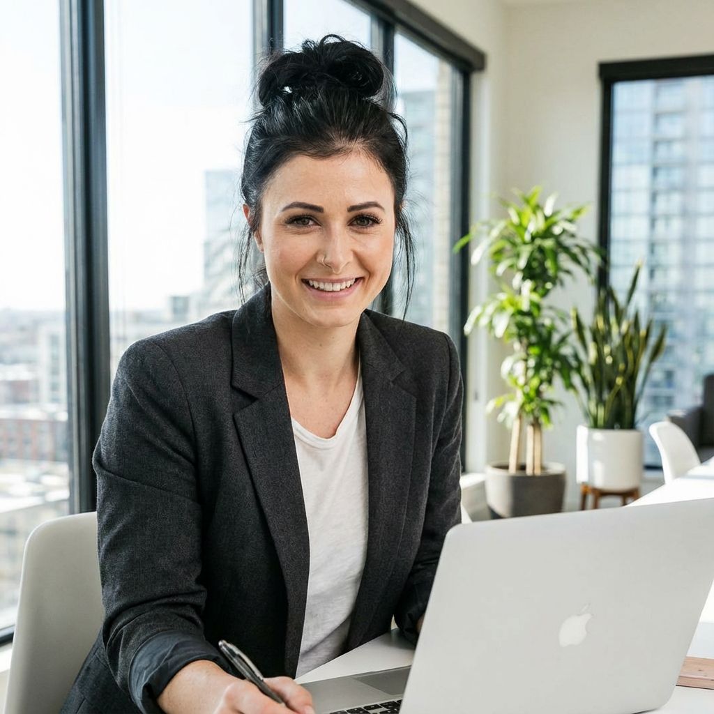 AI generated success portrait