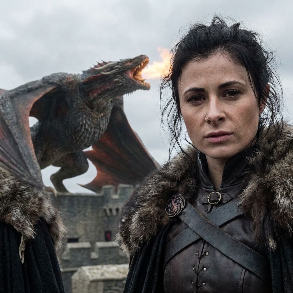 AI generated medieval portrait