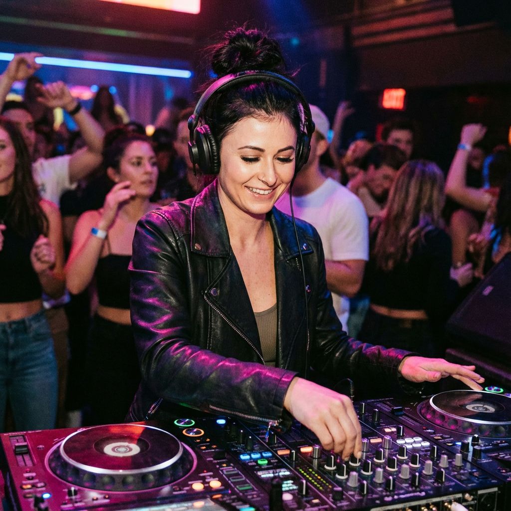 AI generated DJ portrait