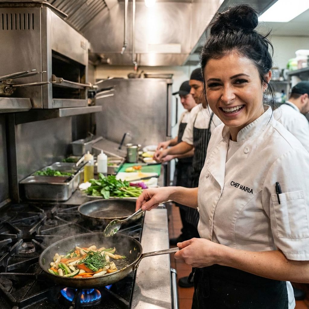 AI generated chef portrait