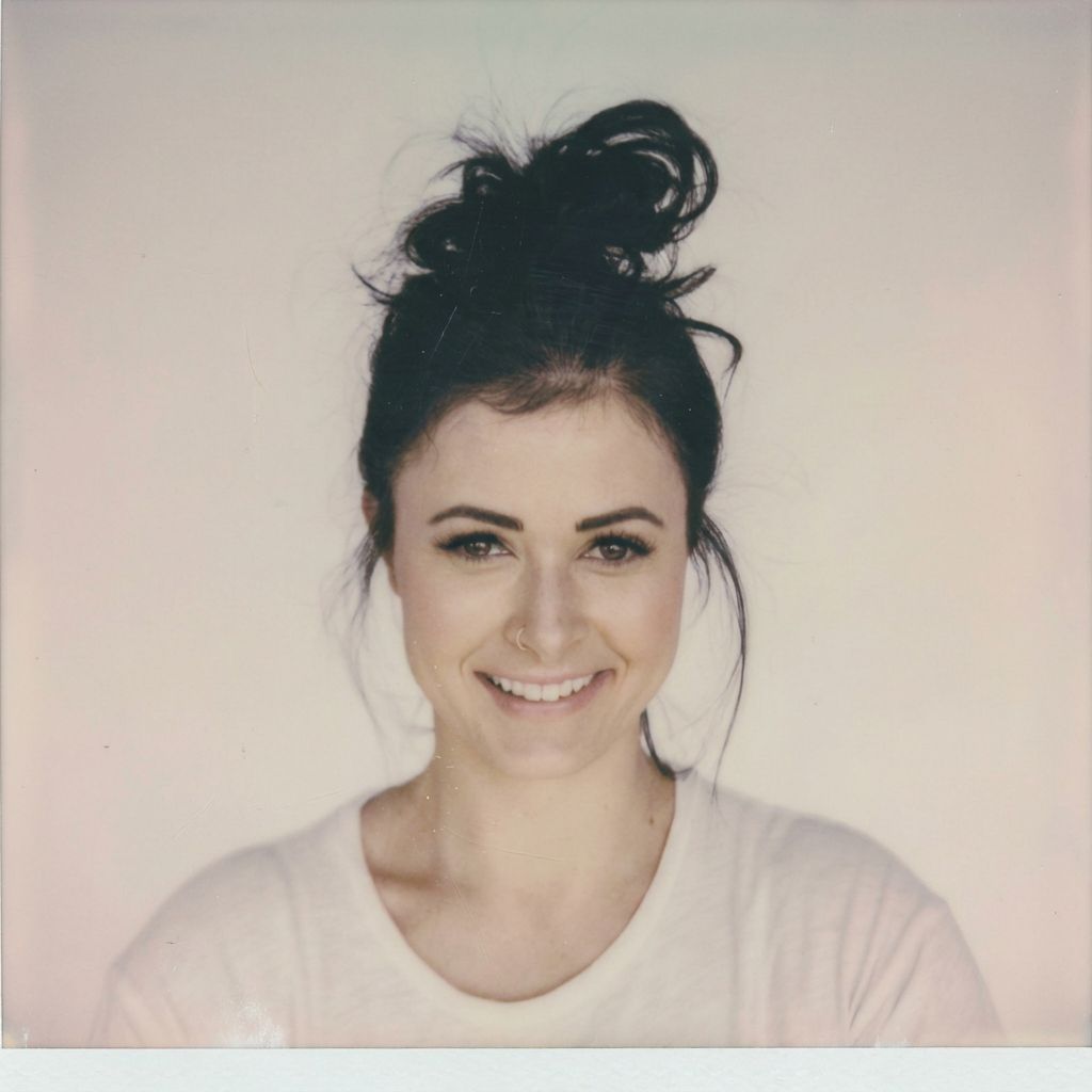 AI generated polaroid portrait